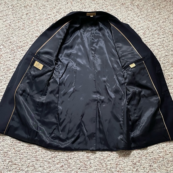 Boys Size 16 Class Club Gold Label Navy Blazer Wool Blend Sports Jacket EUC - Picture 4 of 11